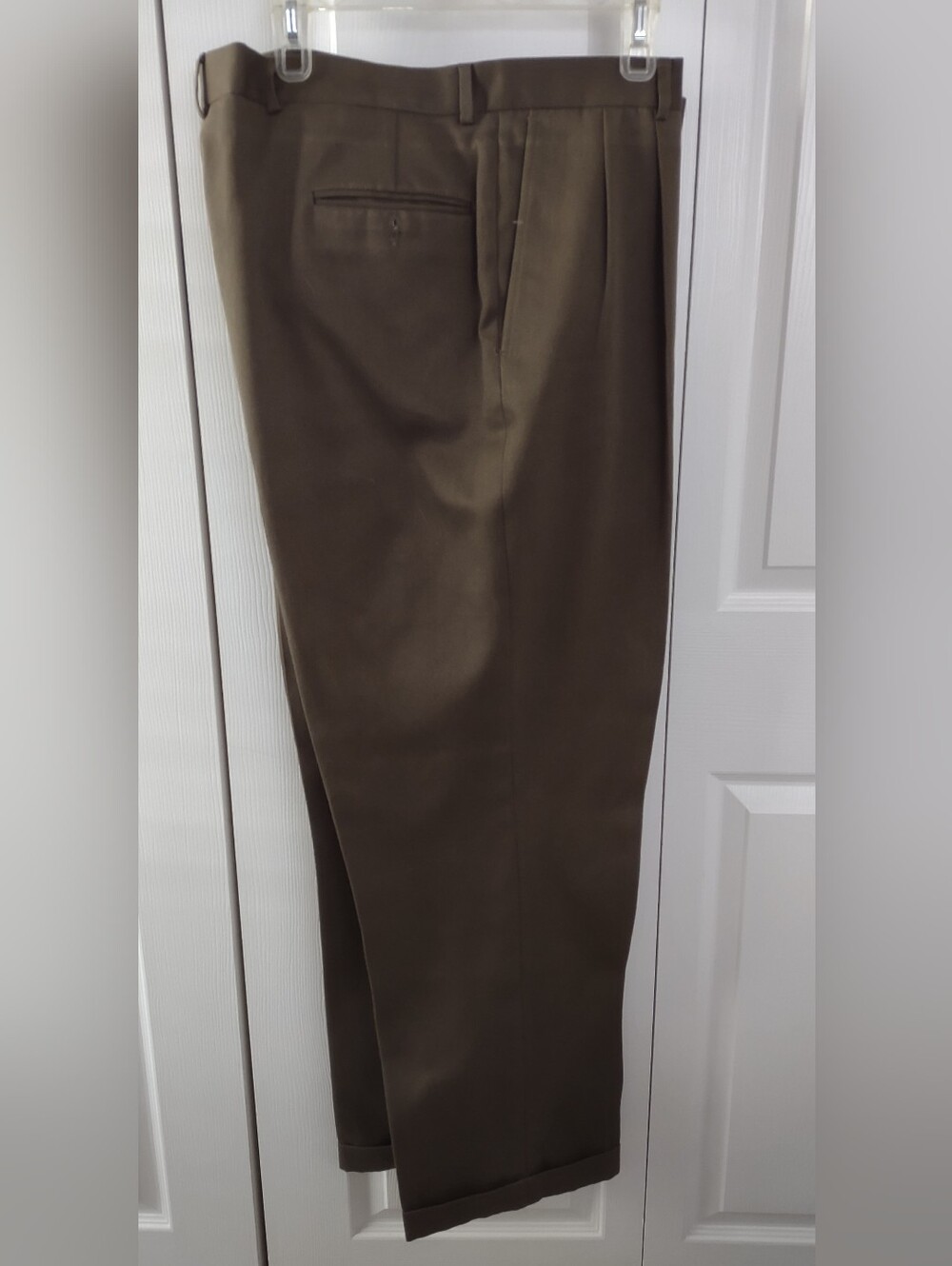Vintage John Alexander Men's Hartmarx Wool Slacks Dress Pants Gray USA 42R" W